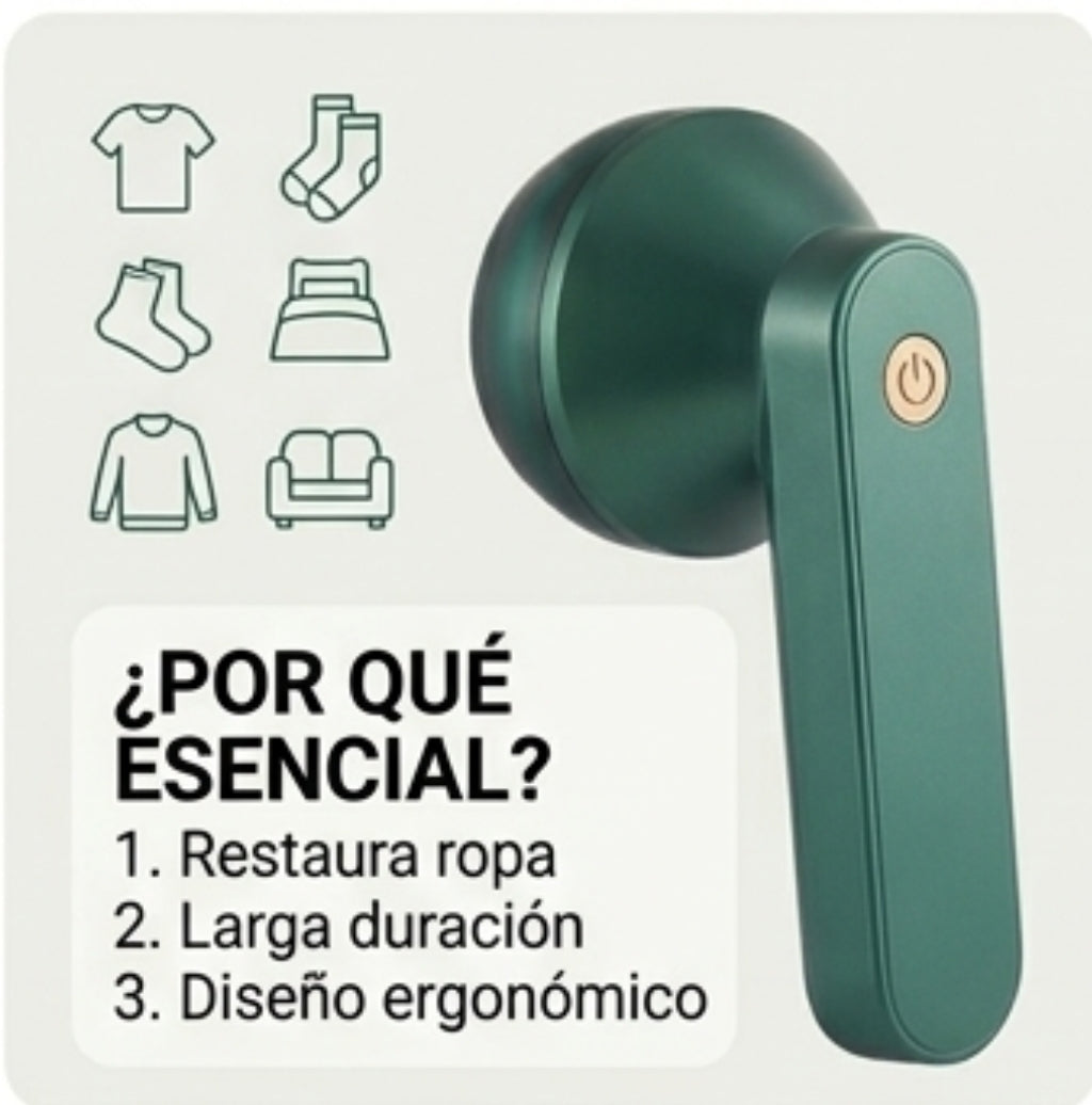 Saca pelusas eléctrico Recargable
